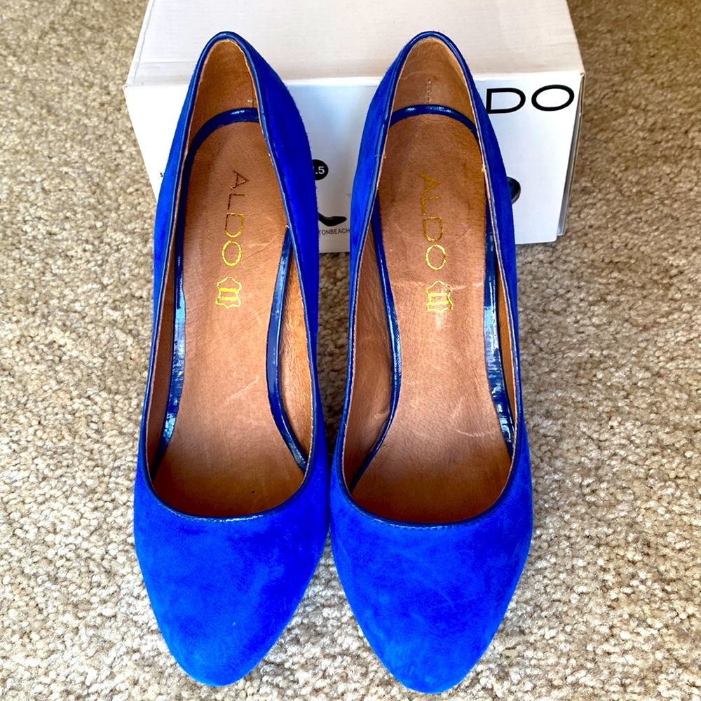 ALDO Blue Heels